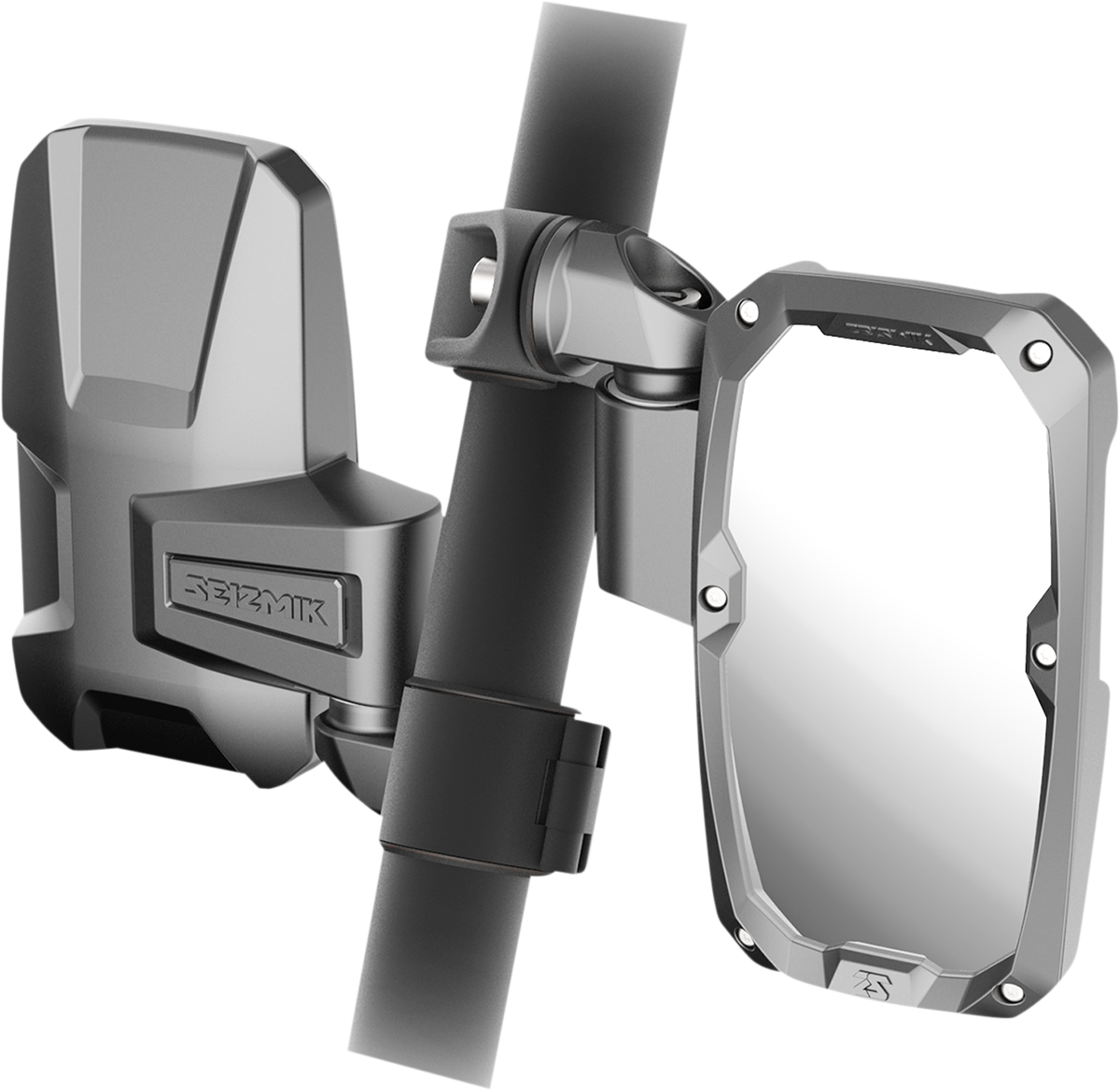 Seizmik Mirrors - Embark - Side View - Rectangle - Black - 1.75" ROPS - Pair