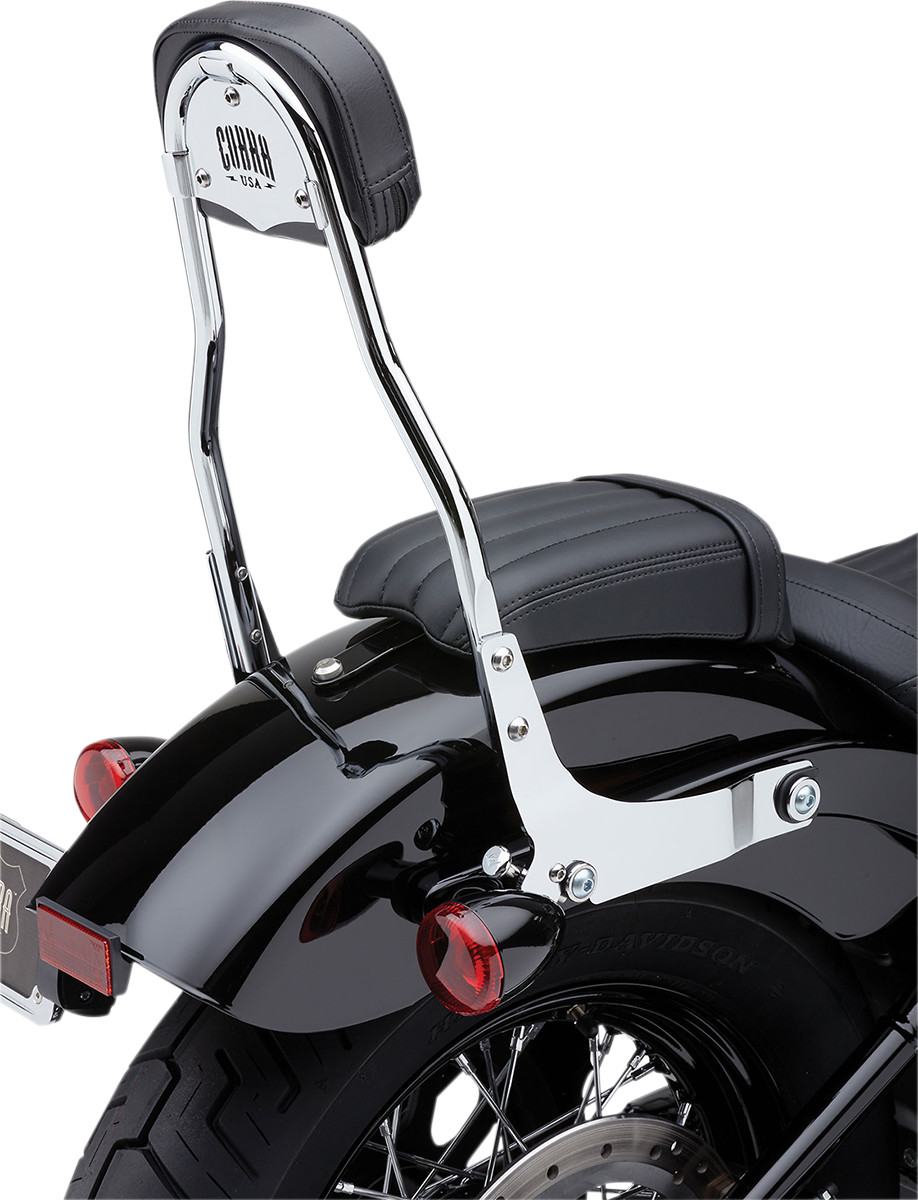Cobra Round Detachable Backrest For Harley Softail 2018-2026