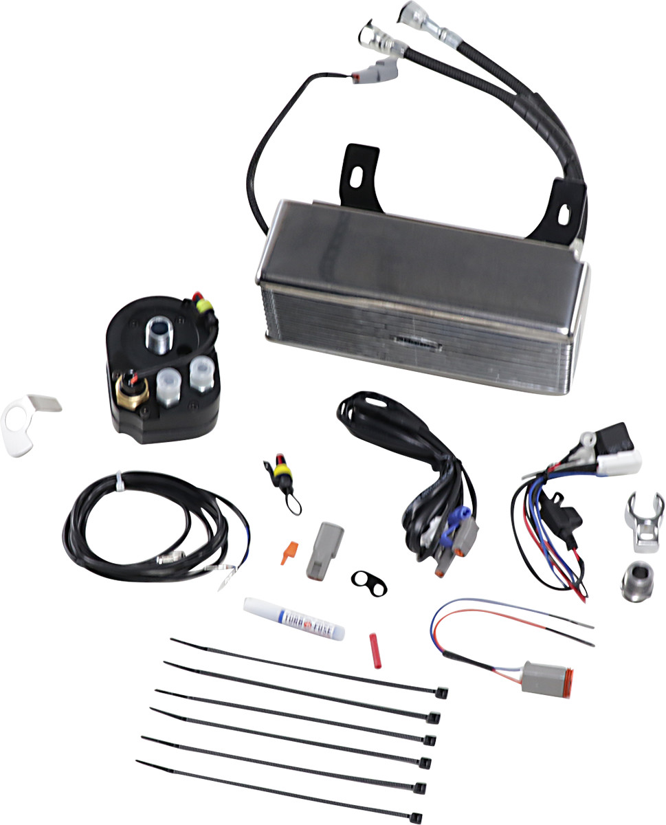 UltraCool Below Regulator Mount Oil Cooler Kit For Harley Touring 1994-2008