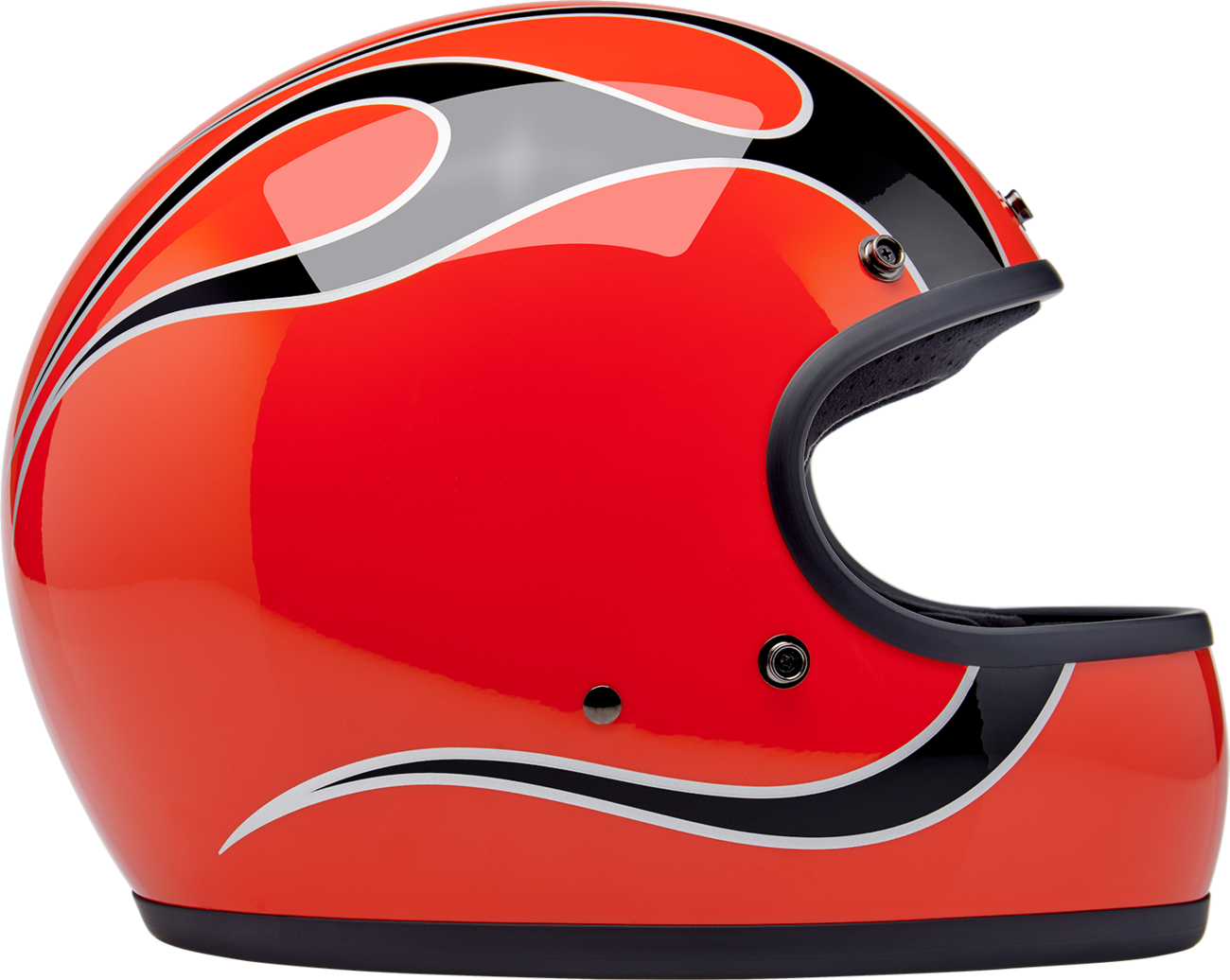 Biltwell Gringo Flames Helmet