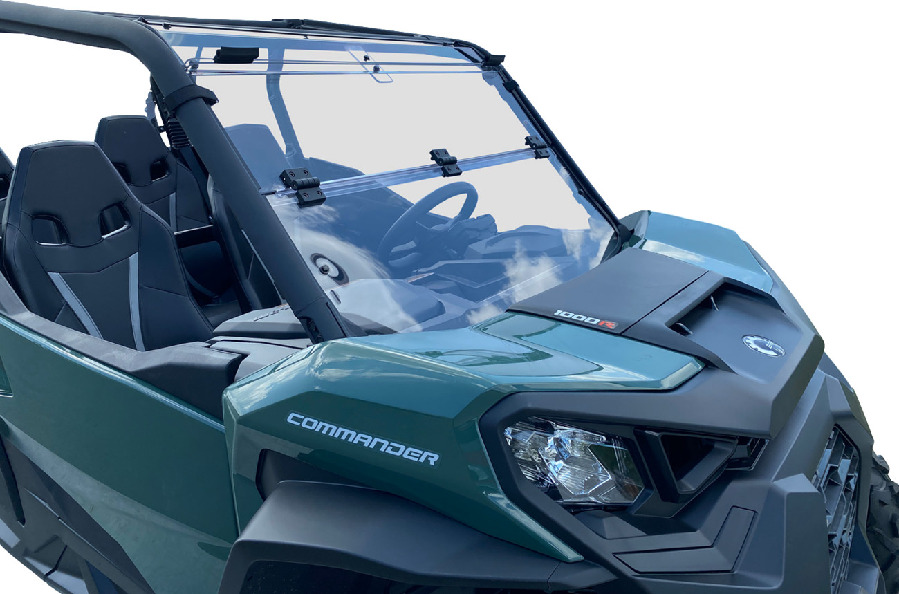 Moose Racing Deluxe Full Folding Windshield