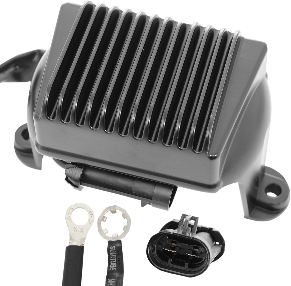 Drag specialties Regulator - Black - '02-'03 FL Harley Davidson