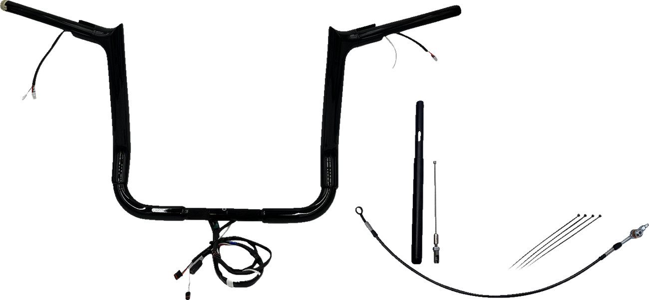 EZ Install Wired 1-1/2" Pointed Top Handlebar Kit