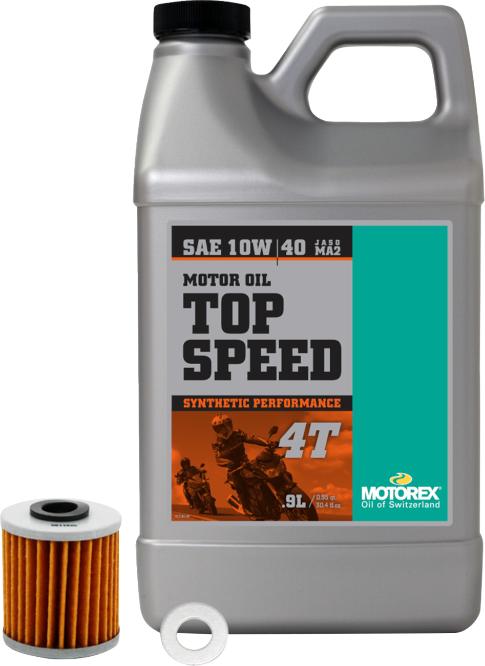 Motorex Top Speed Oil Change Kit Kawasaki KX450 / X 2019-2025