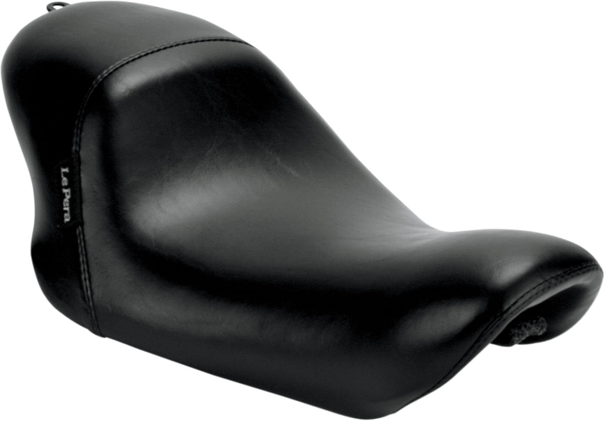 Le pera Bare Bones Solo Seat - Smooth - Black - XL '07-'09 Harley Davidson