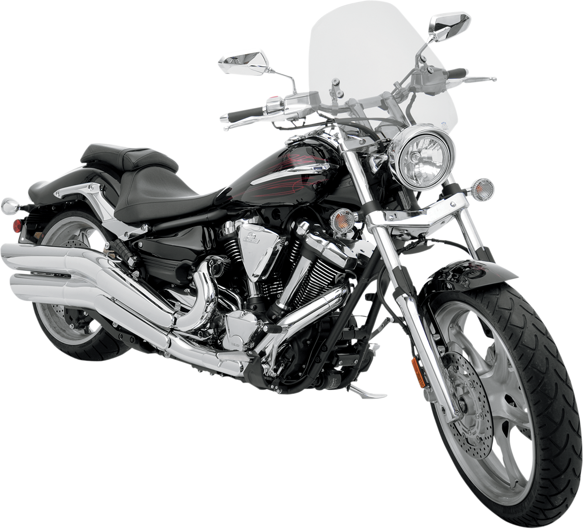 Memphis Shades Hell Cat Handlebar-Mounted Windshield