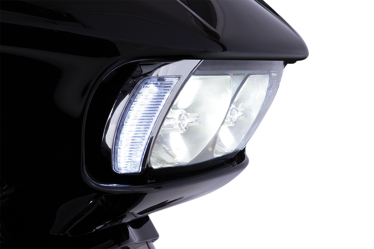 Ciro Fang LED Headlight Bezel For Harley Road Glide 2015-2025
