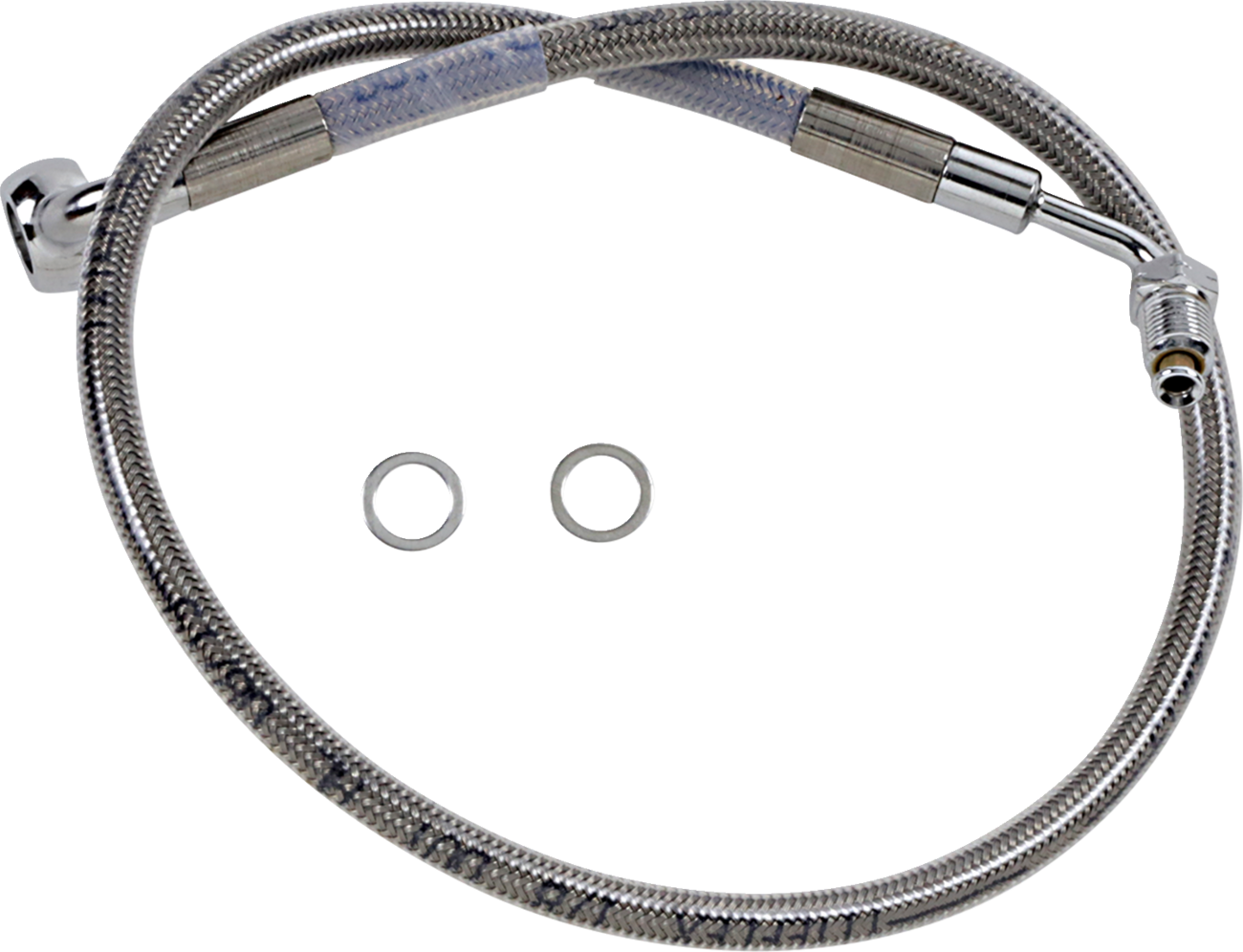 Drag Specialties Extended Length Stainless Steel Brake Line