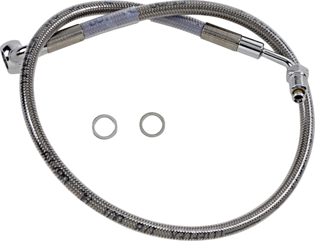 Drag Specialties Extended Length Stainless Steel Brake Line