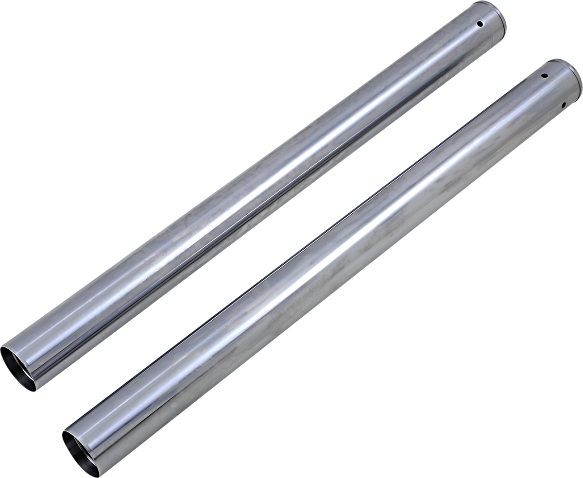 Drag specialties Fork Tubes - 49 mm - 24.25" - Hard Chrome 2014-2018 Harley Davidson FLHTCUTG Tri Glide Ultra / 2015-2018 Harley Davidson FLRT Freewheeler