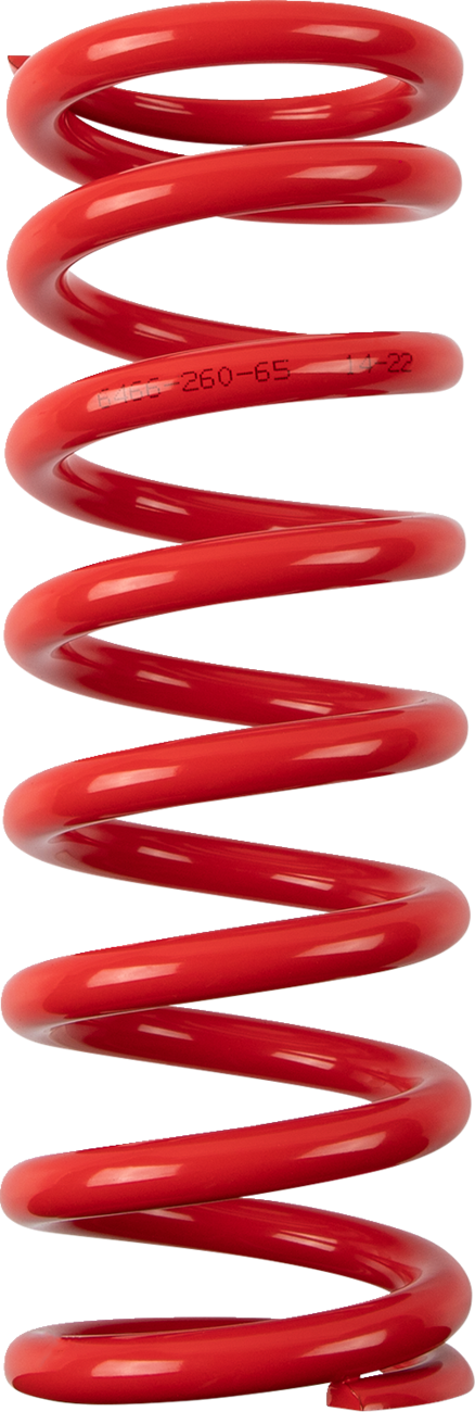 Moose offroad Shock Spring - 64/66 mm OD - 65 n/mm - Red Honda/Yamaha/Kawasaki/Sherco/Suzuki