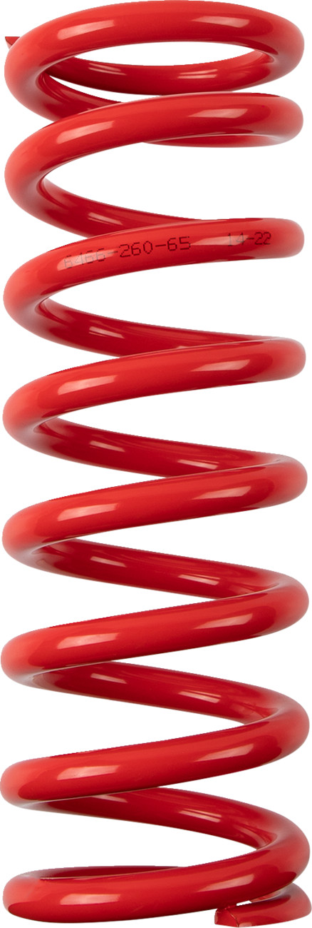 Moose offroad Shock Spring - 64/66 mm OD - 65 n/mm - Red Honda/Yamaha/Kawasaki/Sherco/Suzuki