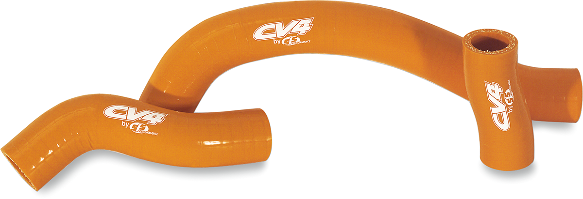 Cv4 Performance Radiator Hose Kit - Orange - KTM
