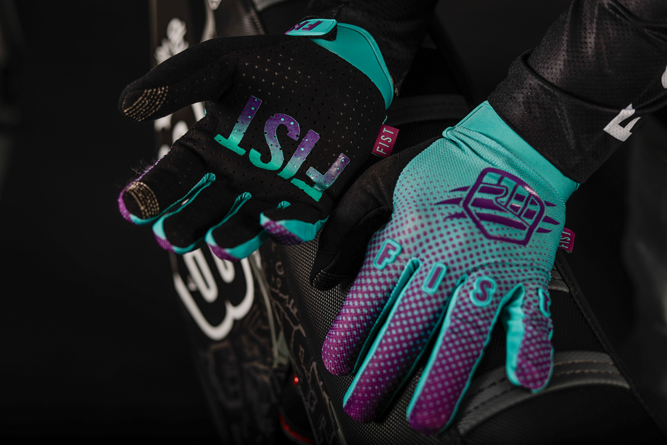 Fist Handwear Breezer Violet Halftone Gloves
