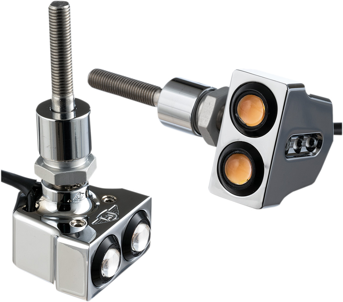 Joker Machine LED Dual Rat Eye Mirror Mount Front Turn Signals