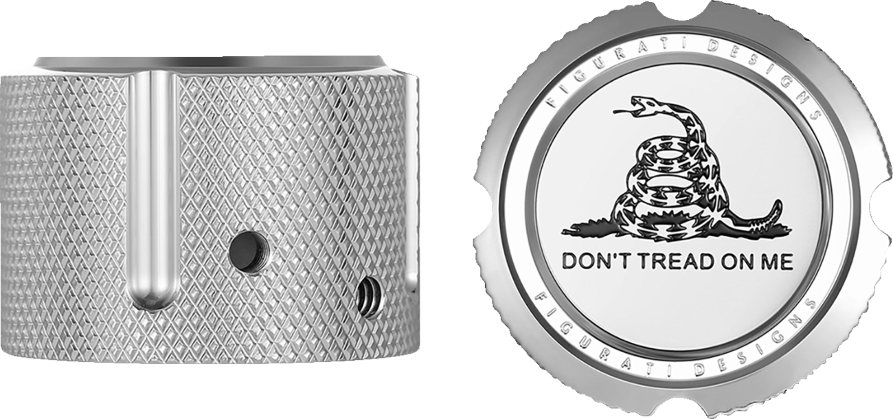 Figurati Designs Front Axle Nut Covers for Harley 2002-2026