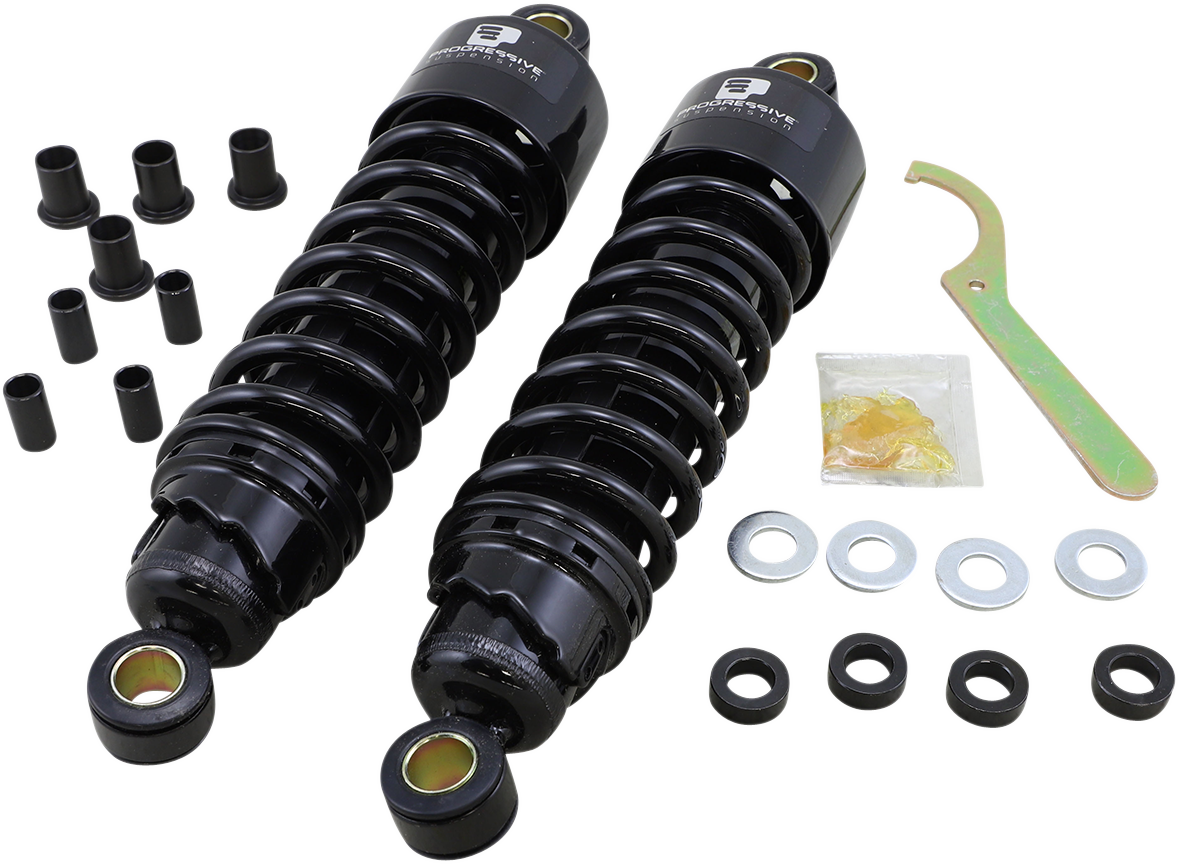 PROGRESSIVE SUSPENSION 412 Series Shocks — Black
