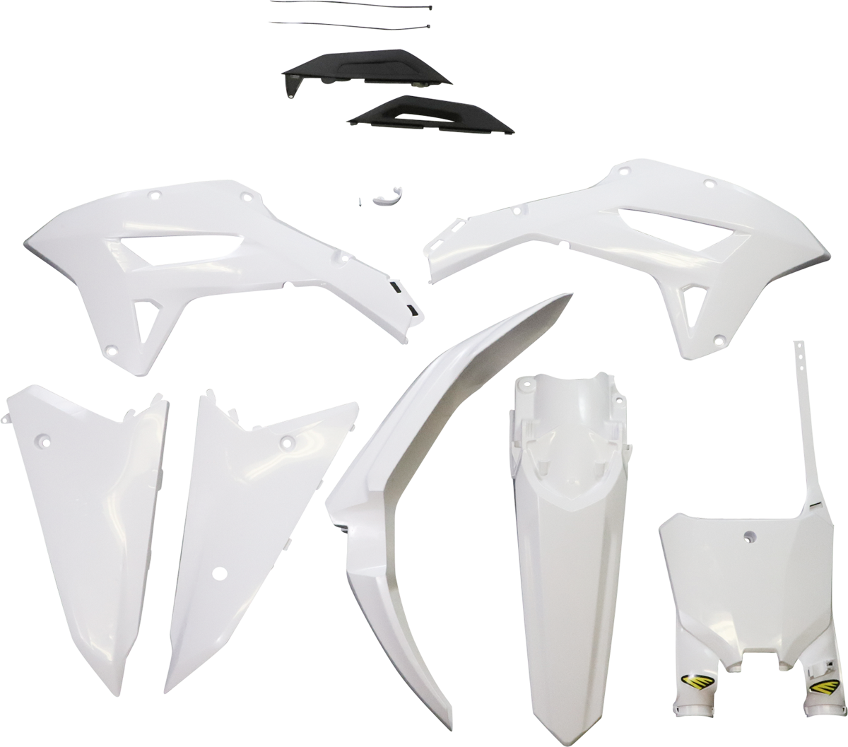 Cycra 5 Piece Replica Body Kit - Black/White - CRF 250RX/450RX 2022-2024 Honda CRF250RX / 2021-2024 Honda CRF450RX