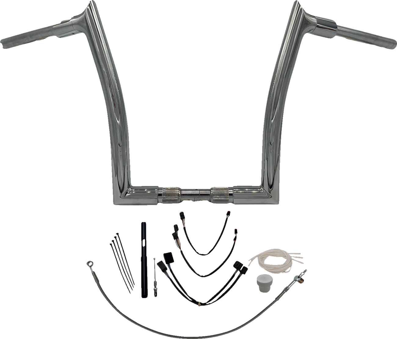 1-1/2" EZ Install Pointed Top Handlebar Kit