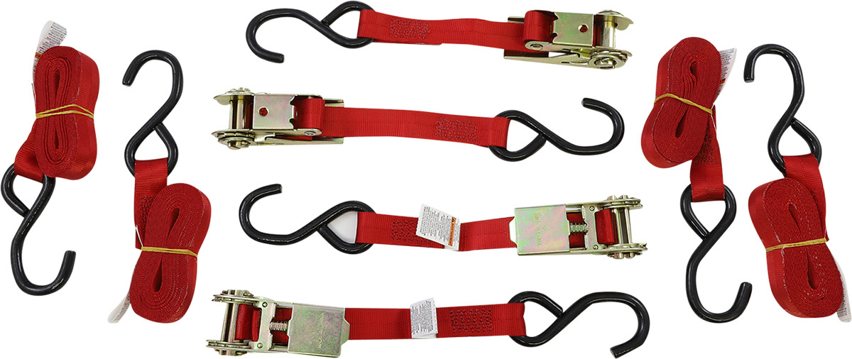 STEADYMATE 1" X 12' Tie-Downs with Ratchet Buckles