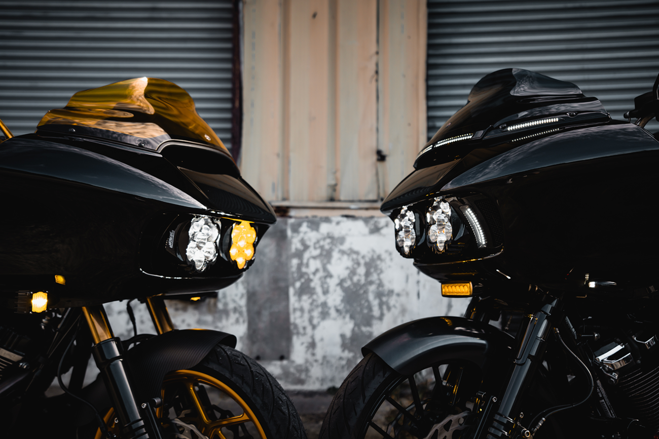 Custom Dynamics Shark Demon Headlight / Fog Lamp For Harley Road Glide 2015-2025
