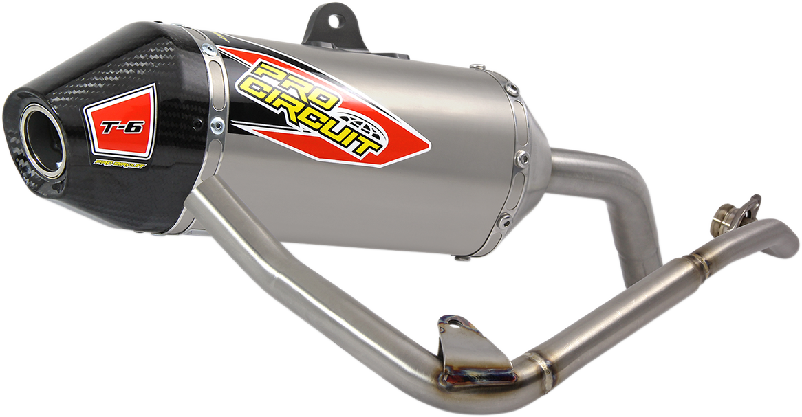 Pro Circuit T-6 Full Exhaust System with Carbon End Cap