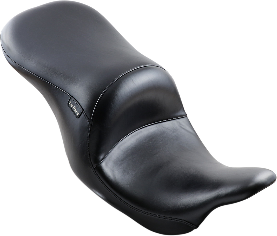 Le pera Maverick Seat - Up-Front - Without Backrest - Smooth - Black - FL '08-'23 Harley Davidson