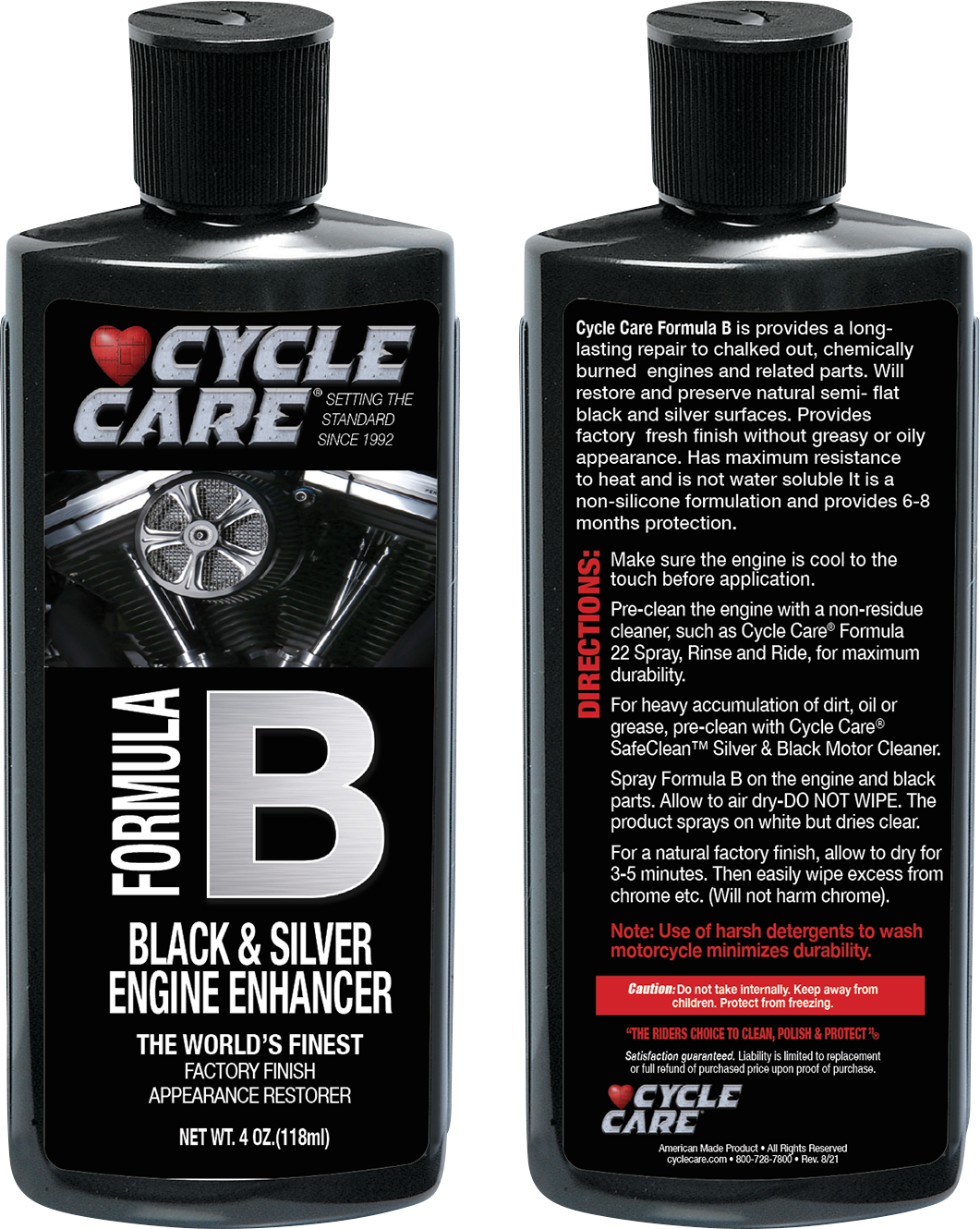 Cycle care formulas Formula B Black/Silver Engine Enhancer