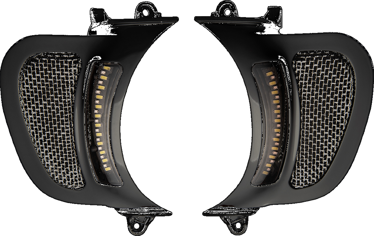 Custom Dynamics Dual Function LED Vent Insert For Harley Road Glide 2015-2025
